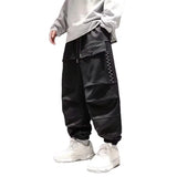 Threebooy Korean Cargo Pants Men Japanese Streetwear Oversize Sweatpants Harajuku Casual Joggers Kpop Trendy Trousers Hip Hop