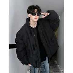 Threebooy Autumn winter new winter clothing cotton clothing American retro high-end loose cotton clothing