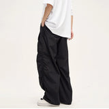 Threebooy Parachute Cargo Pants Men Oversize Cargo Trousers Male Y2K Sweatpants Men High Waist Japanese Streetwear Hip Hop