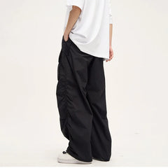 Threebooy Parachute Cargo Pants Men Oversize Cargo Trousers Male Y2K Sweatpants Men High Waist Japanese Streetwear Hip Hop