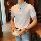 Threebooy  Brand clothing Men's high quality cotton short sleeve POLO shirts/Male slim fit Fashion leisure loose POLO shirts S-3XL