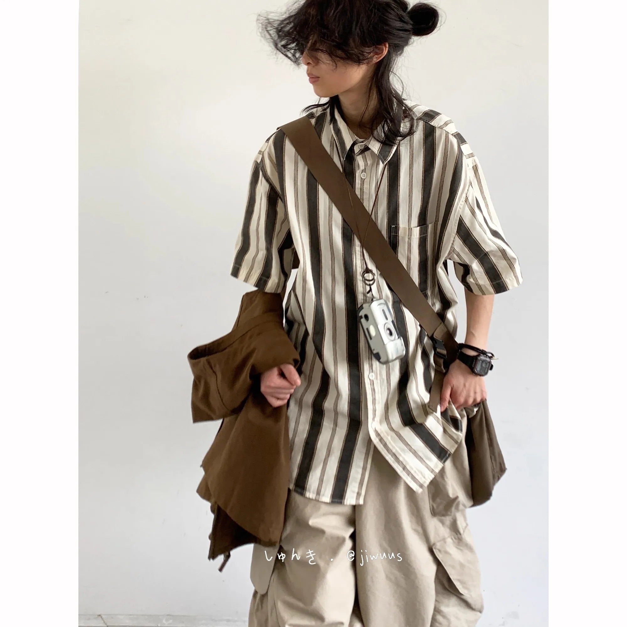 Threebooy  New Summer Japanese Retro Work Suit Vest Men Women Korean Fashion College Style Loose Sports Casual Sleeveless Versatile Jacket