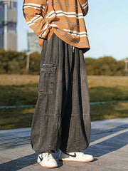 Threebooy  Y2k Baggy Jeans Men Streetwear Old Money Vinatge Cargo Pants New Rock Cowboy Jogging Wide Leg Oversize Denim Pants