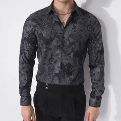 Threebooy  Fashion Style Harajuku Slim Fit Ropa Hombre Loose Casual All Match Shirt Korean Style Pointed Collar Long Sleeve Blusa