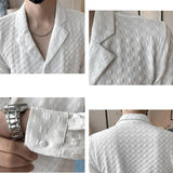 Threebooy Men Spring High Quality V-Neck Long-Sleeved Shirts/Male Slim Fit High Quality Club Business Dress Shirts Plus Size M-4XL