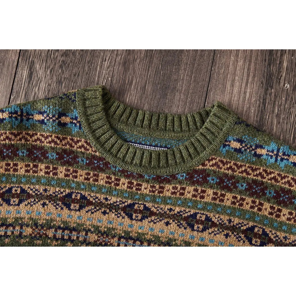 Threebooy Vintage O-Neck Sweater Spring Autumn New Trendy Solid Long-sleeved Base Shirt Casual Inner Sweater Men's Knitted Pulover Chic