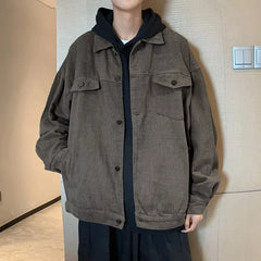 Denim Jackets for Men Techwear Cool Outwear Handsome Fashion Teens Casual Chaqueta Korean  Y2k Jacket Streetwear Ins New