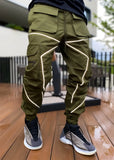 Threebooy Europe And America Personality Tide Brand Loose Multi-pocket Leisure Cargo Pants Men's Summer Cotton Men's Trousers