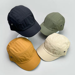 Threebooy  Simple Quick Drying Retro Snapback Caps New Men Women Sunshade Outdoor Camping Baseball Hats Breathable Versatile Fashion Korean