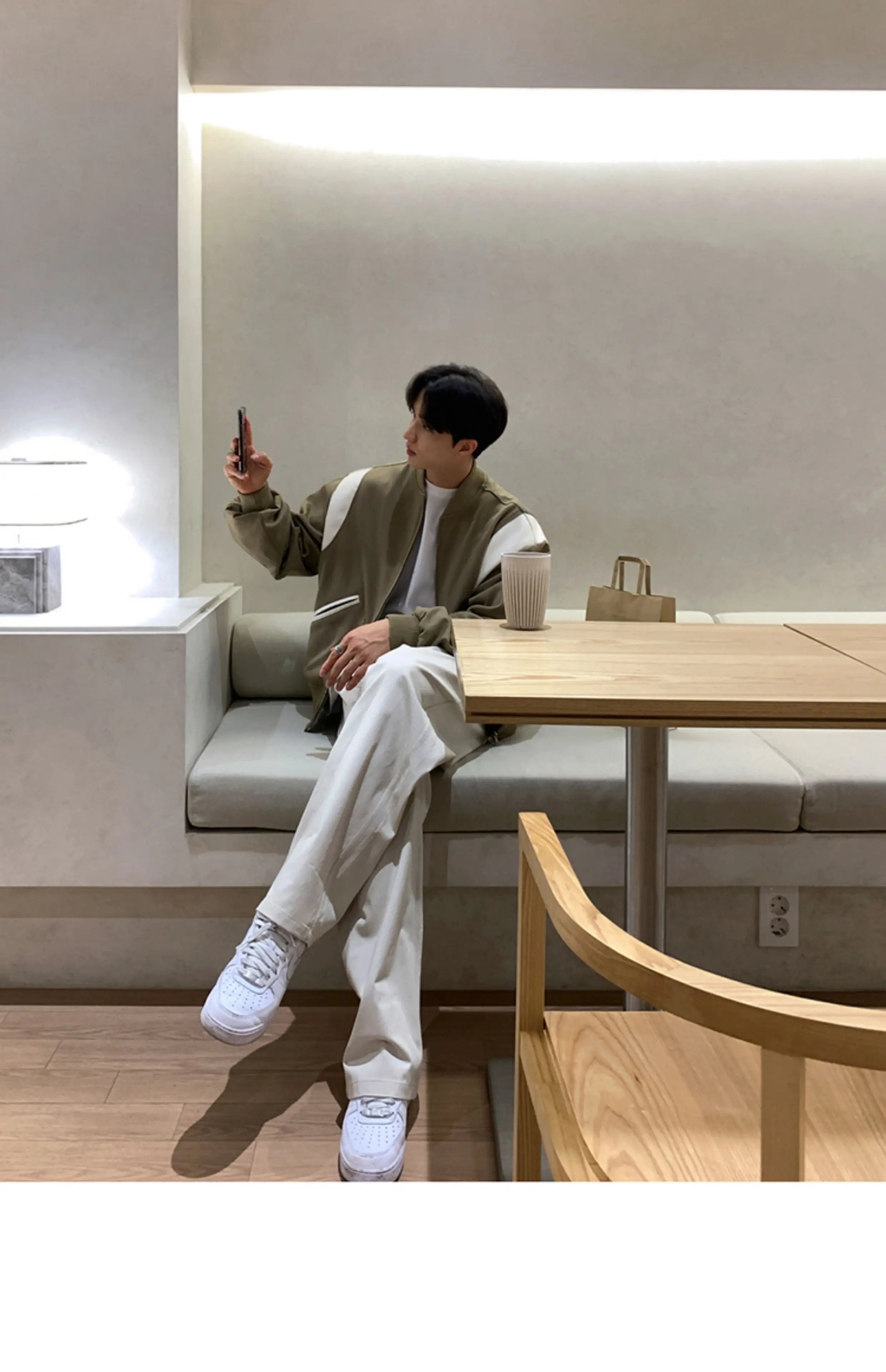 Threebooy Korean Style High-end Straight-leg Casual Pants Men's Spring Summer Loose Trousers American 2025 New Trendy Wide-leg Pants Chic