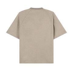 Threebooy  Cotton Breathable Buttoned Crew Neck Tshirt men Casual Comfort Lightweight Fashion Tee Top Basic Menswear Classic Plain tShirt