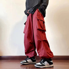 Threebooy Spring Summer Multi Pocket Loose Cargo Pants for Men Street Casual Cheapest Y2k Vintage New in High Quality Long Trousers Man