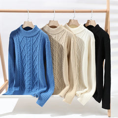 Threebooy  Autumn Casual Men's Sweater O-Neck Striped Slim Knittwear Mens Sweaters Pullover Men Harajuku Mens Retro Sweaters