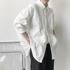 Threebooy Spring Autumn Women's Lazy Loose Long Sleeve Casual Harujuku Business Solid Shirts And Blouses