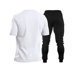 Threebooy  Spring/Summer New Foreign Trade Men's Wear Set Fashion Casual Sports Men's Two Piece Set