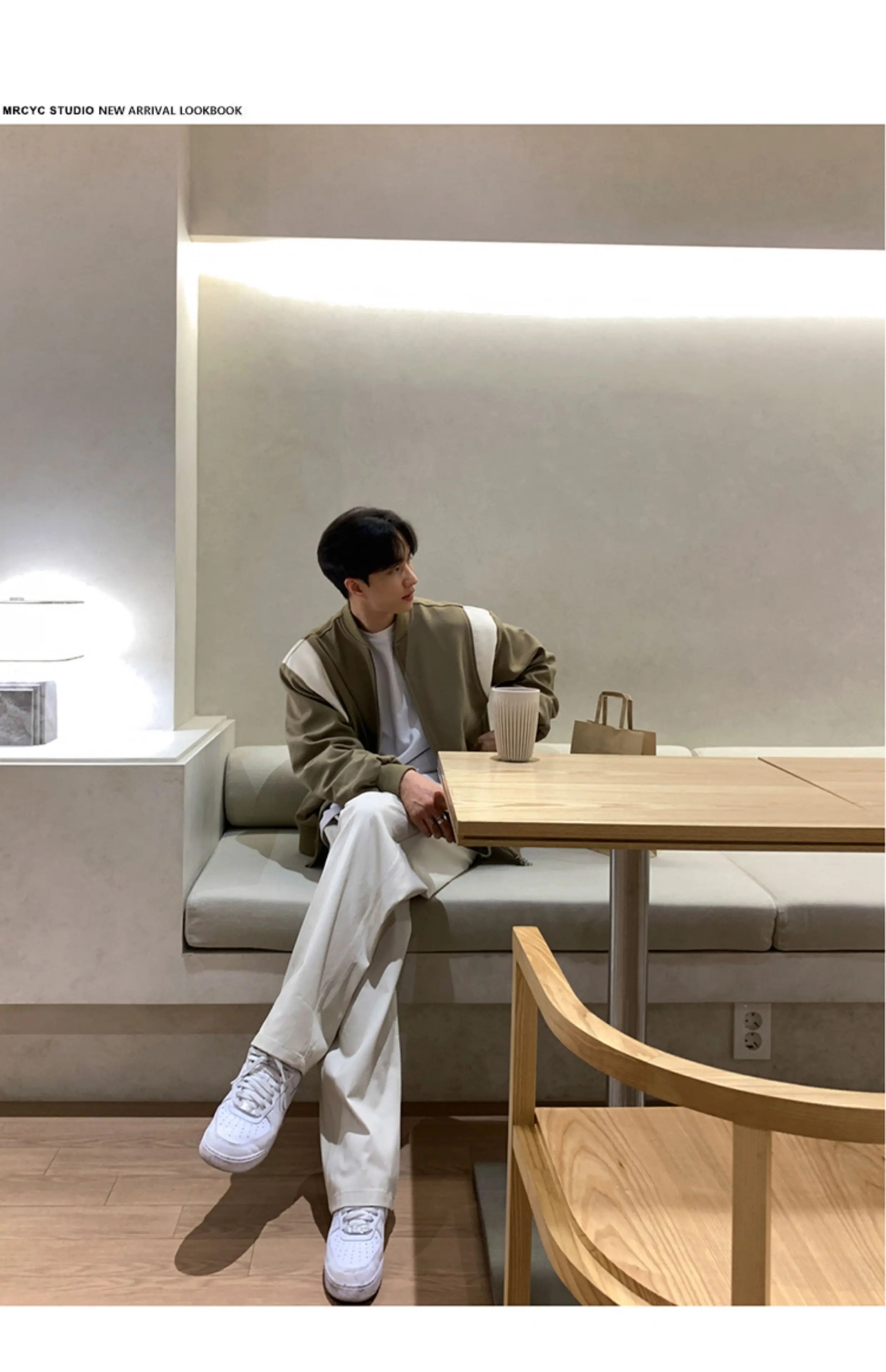 Threebooy Korean Style High-end Straight-leg Casual Pants Men's Spring Summer Loose Trousers American 2025 New Trendy Wide-leg Pants Chic