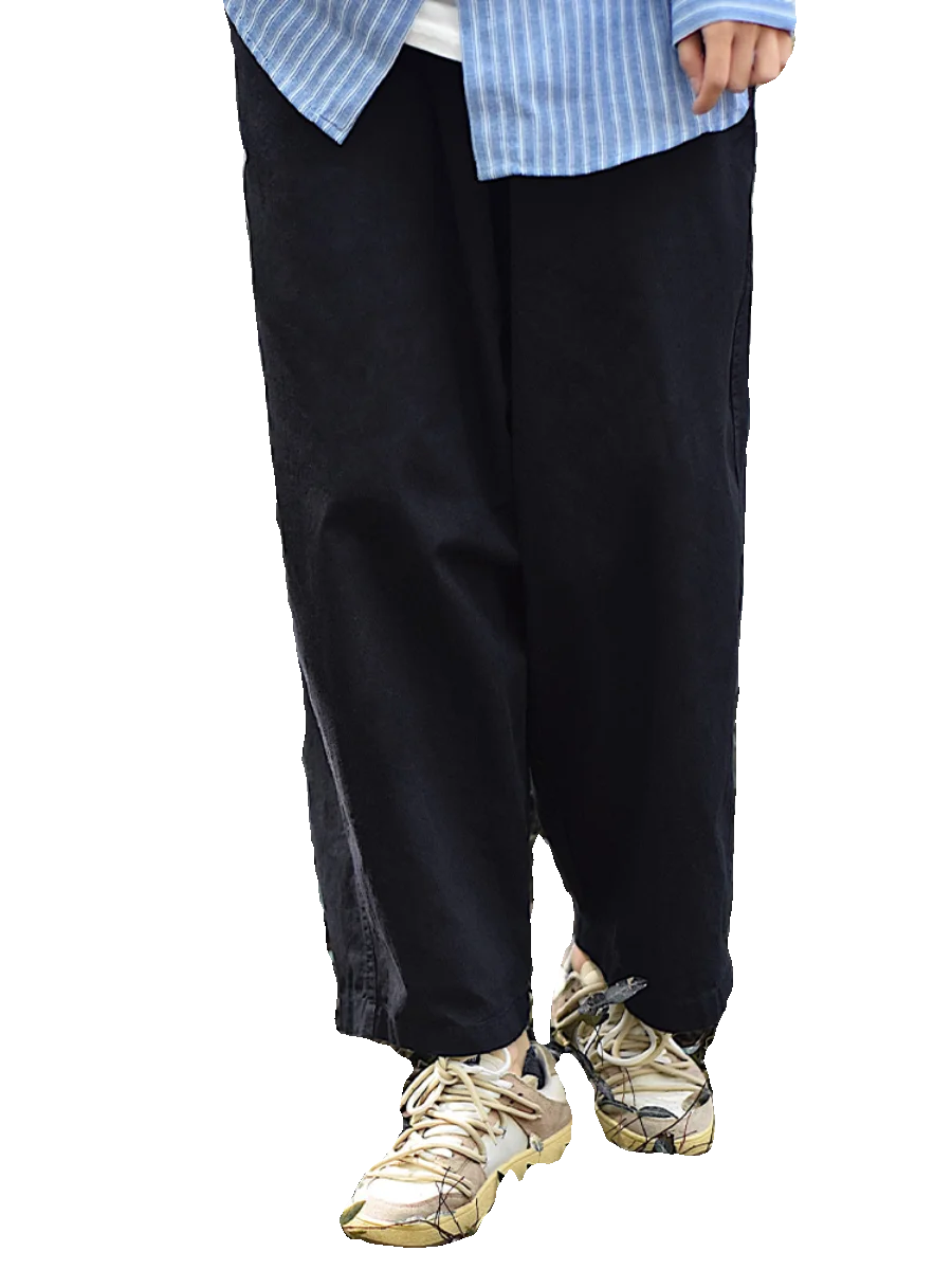 Threebooy Japanese Retro Work Pants Men Women Cargo Wear Casual Pants Loose Wide-leg Pants Casual Straight-leg Trendy High-end Trousers