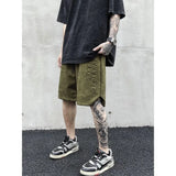 Threebooy Men's Street Shorts Cotton Hip Hop Harajuku Summer Pants Casual Trendyol Y2k Women's Fashion Designer Baggy Wide Clothing