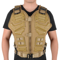 Threebooy New Multi-functional Unisex Outdoor Security Sports Physical Training Self Defense Protective PE Amor Vest