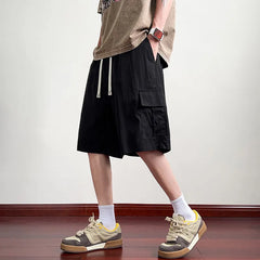 Threebooy  Summer New Gym Fitness Shorts Men Sports Training Running Jogging Casual Men's Shorts Elastic Workout Bottoms