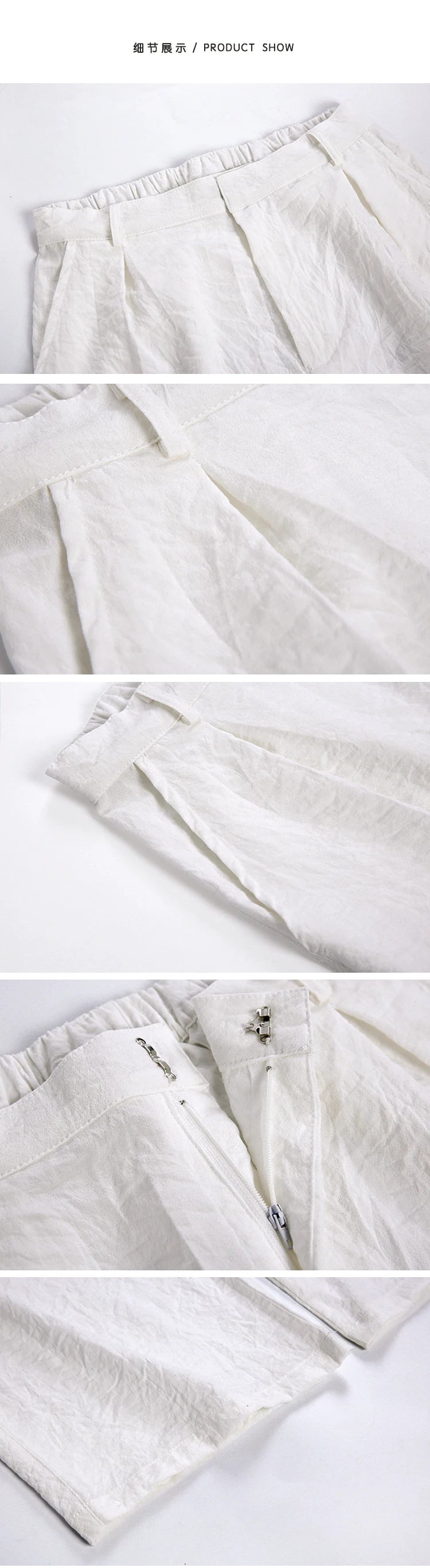 Threebooy Summer Thin Linen Men's Pants Loose Straight Pants Korean Cotton Linen Casual Trousers Draped Wide-leg Pants Aesthetic Urban