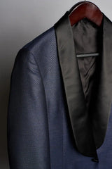 Threebooy  Men's Suit 2 Pieces Blazer Black Pants One Button Sheer Lapel Business Work Wear Slim Fit Formal Wedding Groom