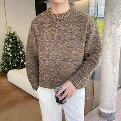 Threebooy  New Autumn Winter Simple Inner Sweater Fashion Casual Versatile Masculine Pullovers