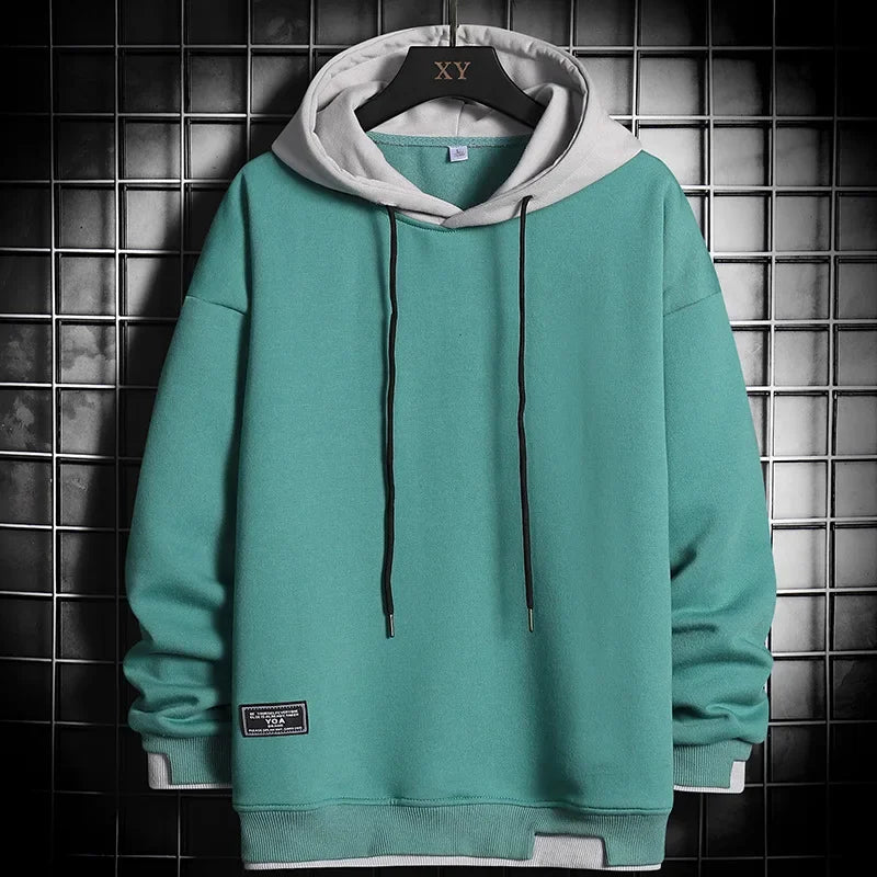 Threebooy Men Hoodies Harajuku Hip Hop Sweatshirt Casual Oversized Hoodie Men Hooded Pullover Tops 2021 Mens Sportswear Hoodies Clothing