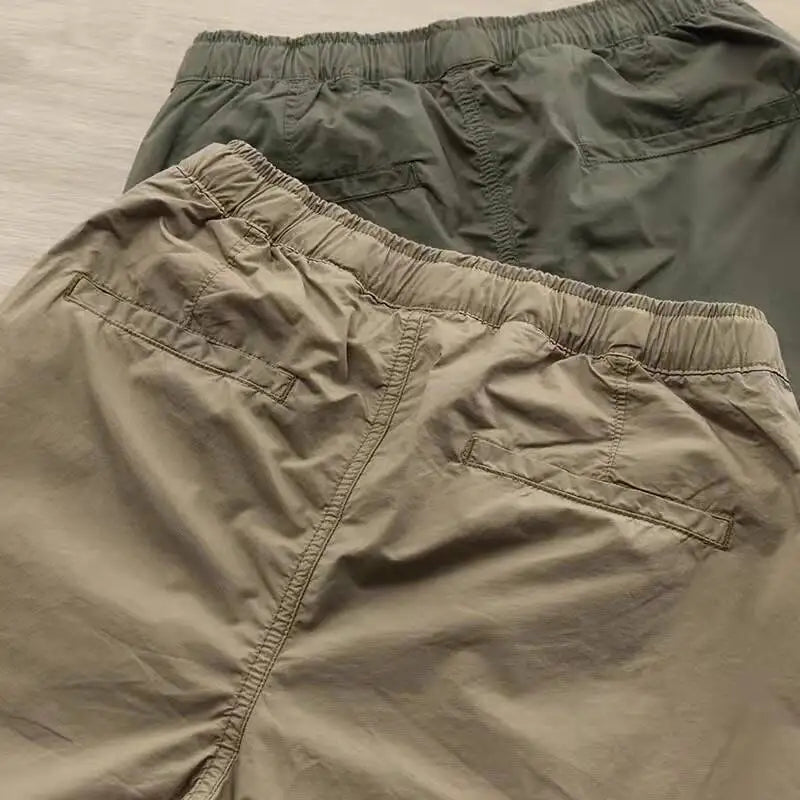 Threebooy 2025 Ice Silk Pants Men's Summer Thin Breathable Quick-drying Fishing Pants Sun Protection Outdoor Wear-resistant Sports Pants