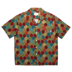 Threebooy Summer Retro Shirt Court Style Top Japanese Vintage High-end Cuban Collar Hawaiian Short Sleeve Shirt Aesthetic High Street