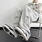 Threebooy Baggy Men's Sports Pants Oversized Hip Hop Joggers Harajuku Streetwear Male Sweatpants Casual Wide Leg Trousers Korean