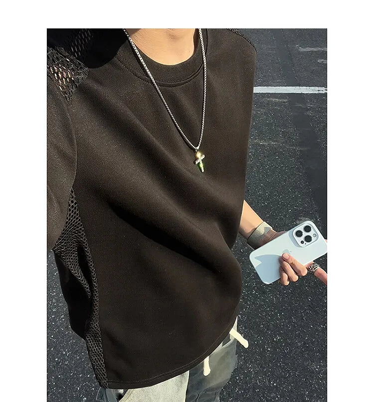 Threebooy Short Sleeve Slim Fit Tshirt men Breathable Design Trendy Fashion Summer Casual Comfort Lightweight Ventilation Style Streetwear