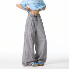 Threebooy  Straight Leg Loose Fit Elastic Waist Outdoor Sports Pants mens Casual Comfort Jogging Hiking Travel Lightweight Durable Trendy