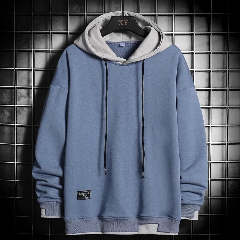 Threebooy Men Hoodies Harajuku Hip Hop Sweatshirt Casual Oversized Hoodie Men Hooded Pullover Tops 2021 Mens Sportswear Hoodies Clothing