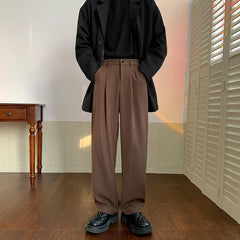 Threebooy  New Autumn Straight Men's Suit Pants Slim Fit Male High Street Korean Casual Trousers Streetwear Unisex Sweatpants M-5XL