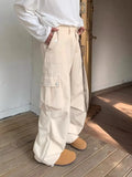 Threebooy Wide Cargo Pants Men Baggy Oversize Cargo Trousers Male Oversize  Loose Casual Streetwear Hip Hop Pocket Spring