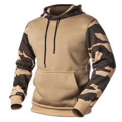 Threebooy New Men's Camouflage Color matching Big Size Hoodies Sweatshirts Men Sweatshirt Solid Color Man Hoody Sweatshirts For Male