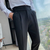 Threebooy Wedding Dress Pants for Men Business Suit Pant Casual Slim Formal Pants Pantalon Costume Men Suit Trousers Plus size 29-36