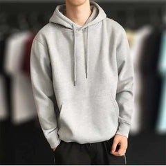 Threebooy Fashion Hoodie Men Solid Hip Hop Tracksuit Men Hooded Sweatshirt Casual Harajuku Hoodie Streetwear Mens Oversized Hoodie Man