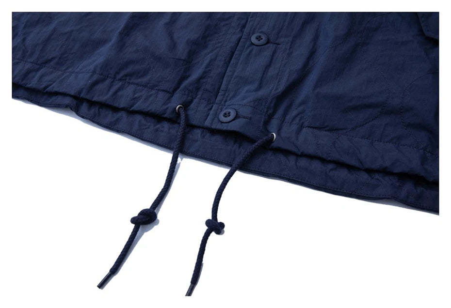 Threebooy  Mens Vintage Casual Jackets Spring Blue Cardigan Kimono Coats Men Oversized Streetwear Japan Style Hip Hop Harajuku Jacket Male