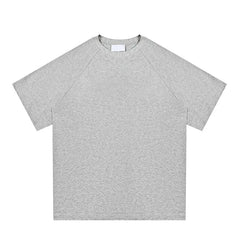 Threebooy  Men Loose Fit T-Shirt Round Neck Classic Casual Summer Cotton Tee Minimalist Basic Undershirt  Fashion Comfort Breathable Top