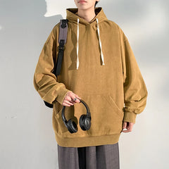 Threebooy Men's Thickened Sweatshirt Solid Colour Unisex Large Size 5XL Hoodie Fashion Classic Comfortable Top Versatile Pullover
