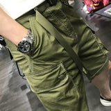 Threebooy Short Pants for Men Button with Pockets Mens Cargo Shorts Black Half Homme Jorts Heavy Whate New in Designer Luxury Y2k