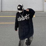 Threebooy Sweater New Original Fashion Brand Oversize Design Sense Korean Men's Casual Knitwear High Street Sweater