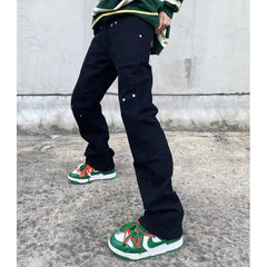 Threebooy Oversize Pants Cargo Y2k Sweatpants Male Men Trousers Man Casual Black Men's Hip Hop Overalls Trendyol Baggy Women's Fashion