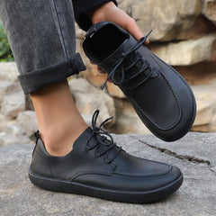 Threebooy  Men's Fashionable Casual Sports Shoes Breathable PU Upper EVA Outsole round Toe Low Top Quick Laces Comfortable All Season
