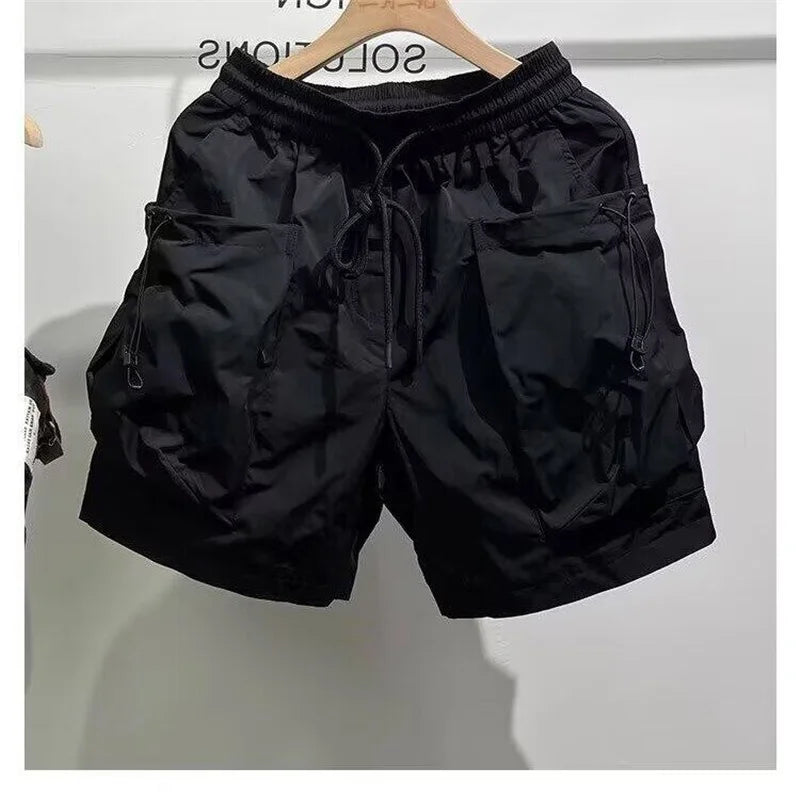 Threebooy  Quick Dry Five Inch Men's Shorts Casual Four Inch Leisure Men's Shorts Workwear Sporty Summer New Arrival Straight Leg Fit