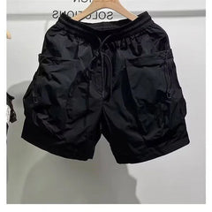 Threebooy  Quick Dry Five Inch Men's Shorts Casual Four Inch Leisure Men's Shorts Workwear Sporty Summer New Arrival Straight Leg Fit
