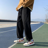 Threebooy Spring brand straight loose trouser  Korean High street men and women can wear denim classic fashion trend boys girls jeans