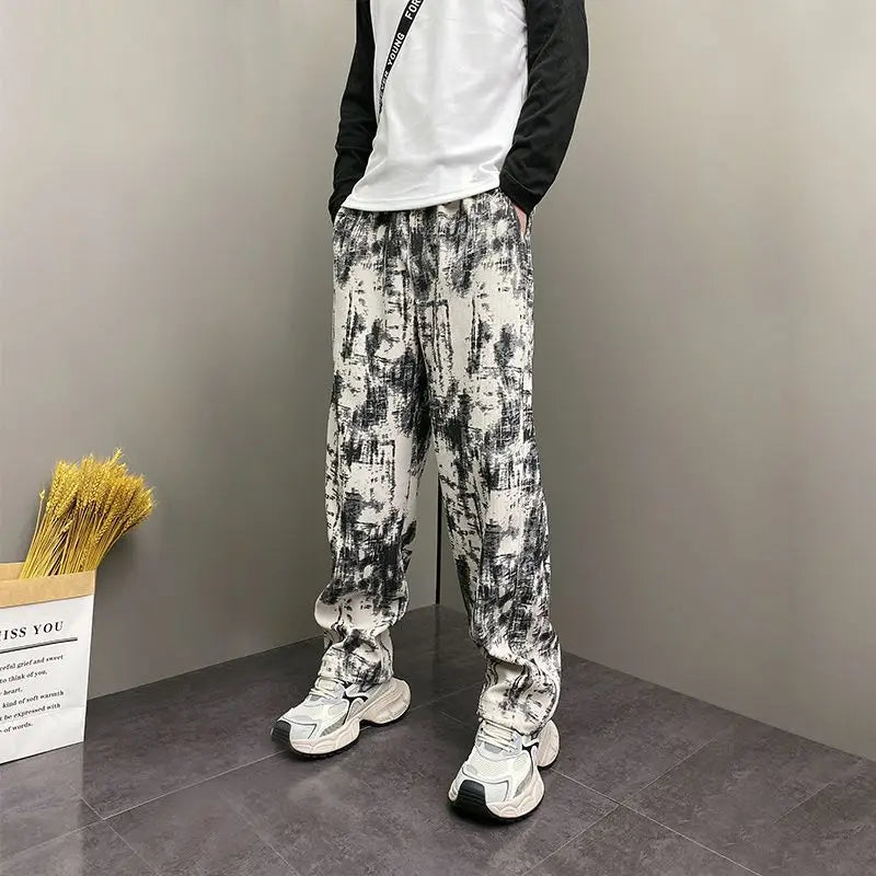 Threebooy  American Trousers Design Niche Straight Casual Trousers Spring Autumn Trend